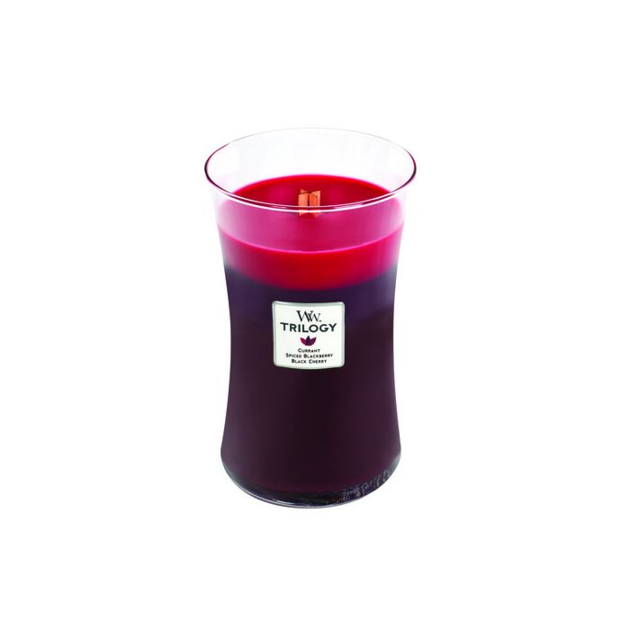 Woodwick Large Jar Trilogy - Sun Ripened Berries
